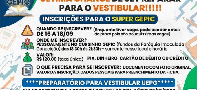 Inscrição Super 2026